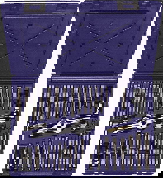 Tap Set: 12 Plug, Carbon Steel, Bright Finish